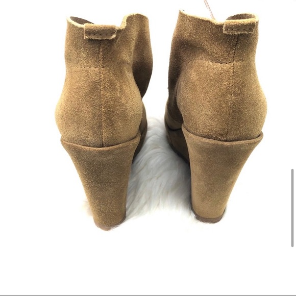 Pedro Garcia Suede Platform Wedge Booties NWT - Picture 5 of 8